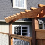 Custom Wood Trellace to Door